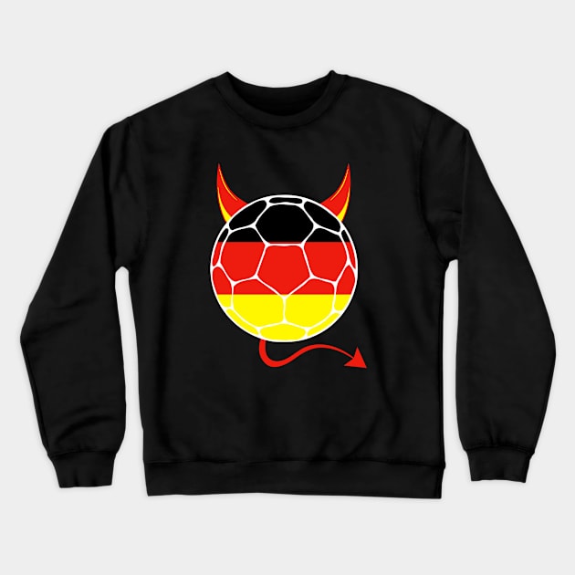 Germany Football Halloween Crewneck Sweatshirt by footballomatic